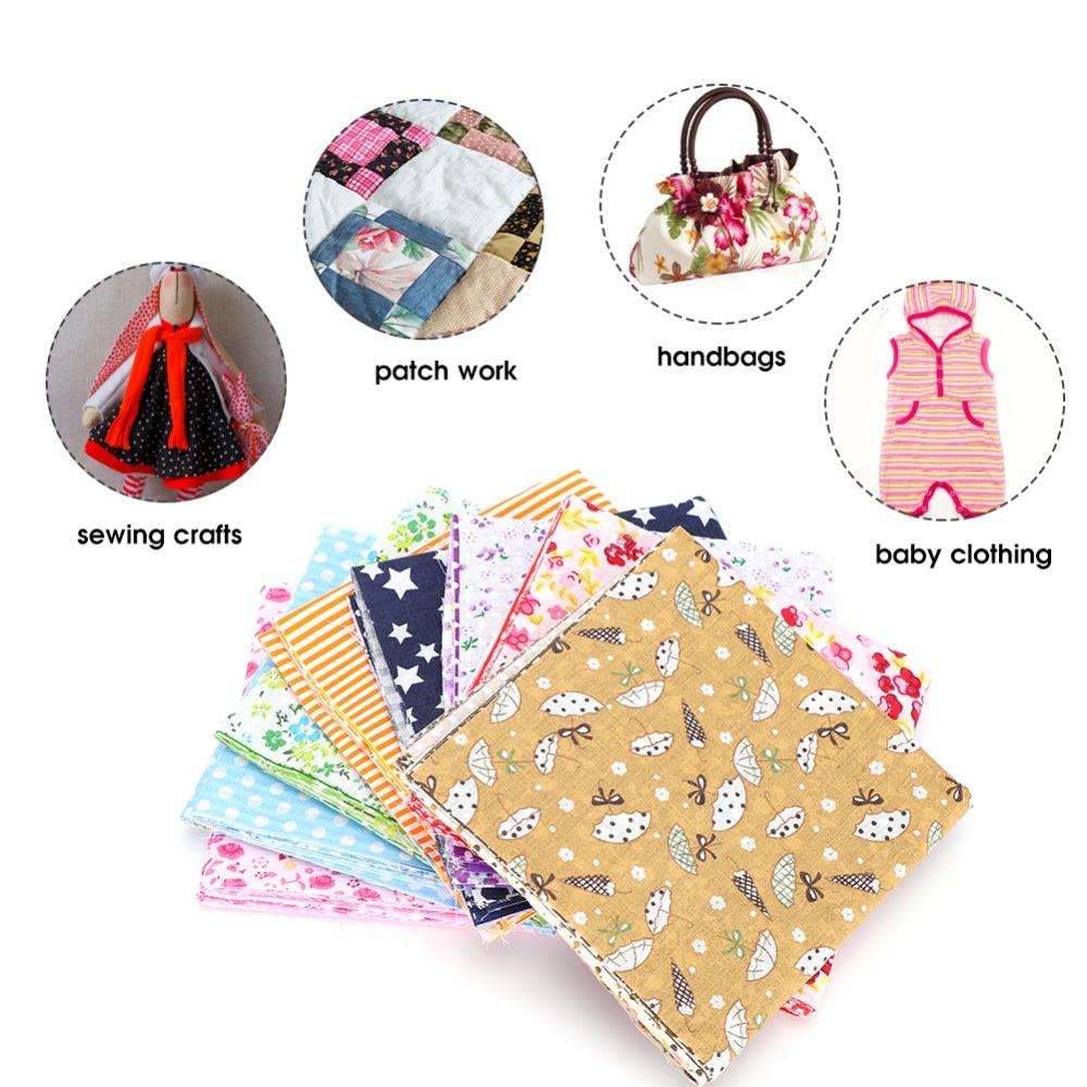 56pcs Household Handcraft Precut Fabric Bundles Quilting Fabric Squares For Handmade Cloth