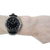 CASIO Casio Standard Dress Watch Analog Stainless Steel Leather Silver Black Men's MTP-V005L-1B4