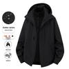 Unisex Winter 3-in-1 Shell Jacket Set for Couples - Mountaineering & Outdoor Workwear