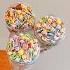 5/6Pcs Girl Hairpins Macaron Color Cartoon Fruit Flower Star Shapes Round Edge-Free Design Hair Clips Side Bang Hair