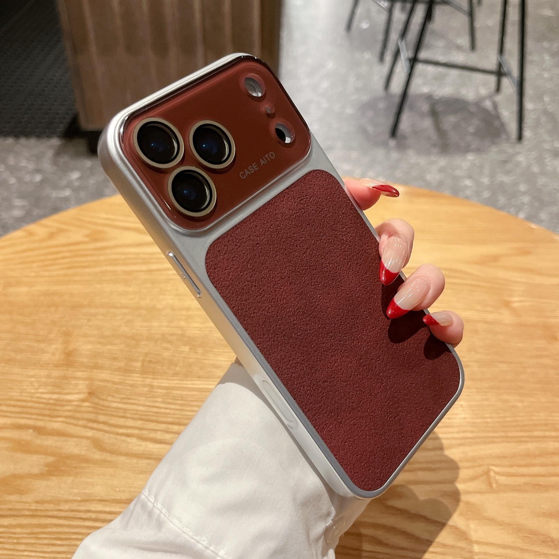 

One-Piece Silver Case for iPhone 16, 14/15, 17 Pro Max: Instantly Transforms with Large Window 15