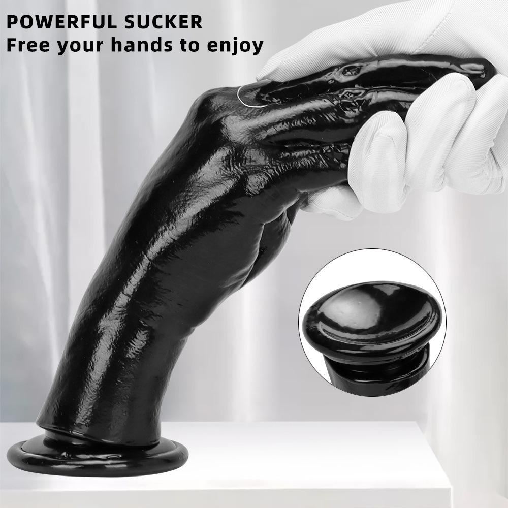3 Pairs XL Black Palm Fist Anal & Vaginal Dilators for Male & Female Masturbation and Foreplay