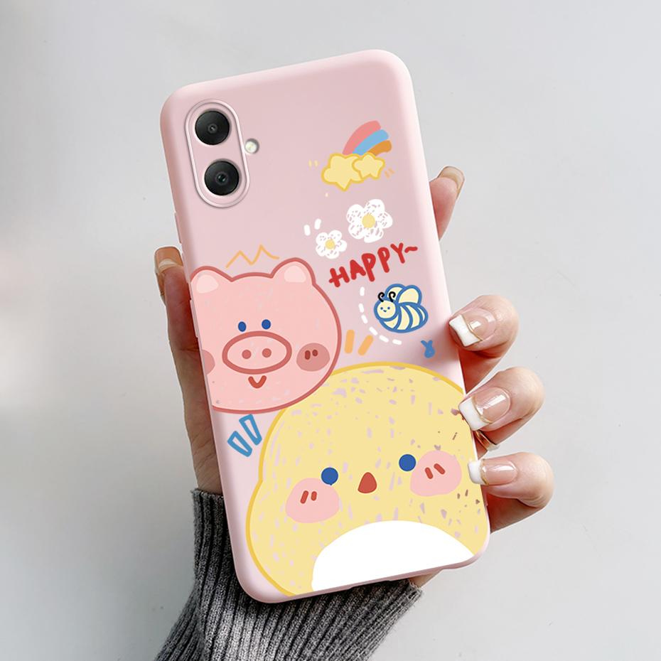 For Samsung Galaxy A06 Case A065F A065M Cute Cat Cartoon Bear Frog Soft Silicone Back Cover For Samsung A06 SamsungA06 4G Case