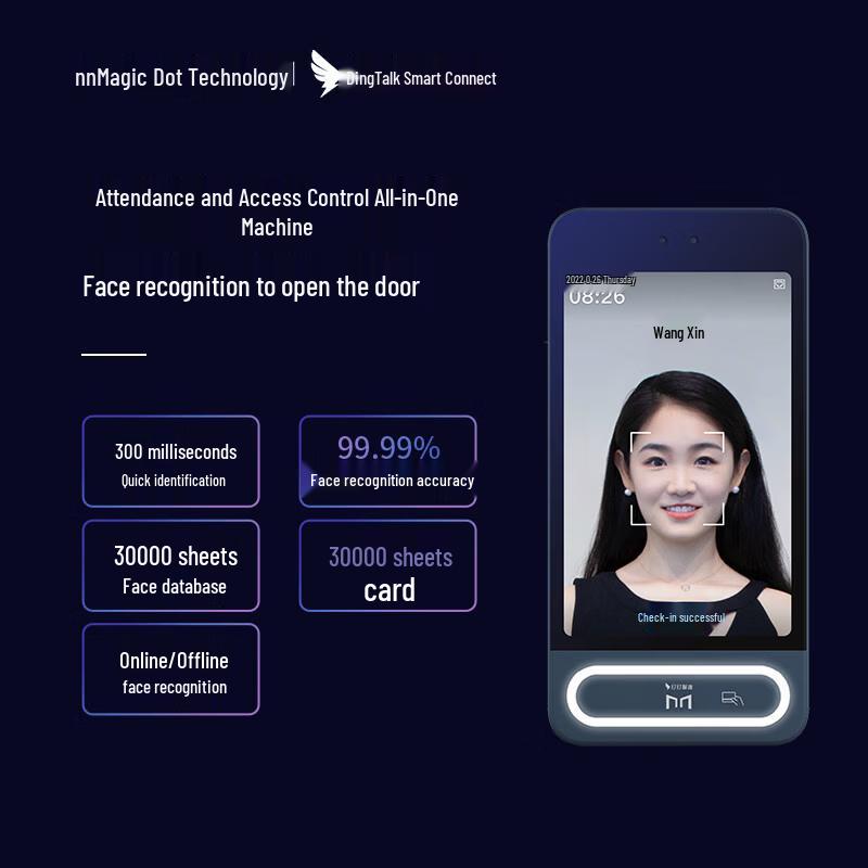 Magic Point F8 Plus Smart Facial Recognition Terminal CN Plug (adapter Included)