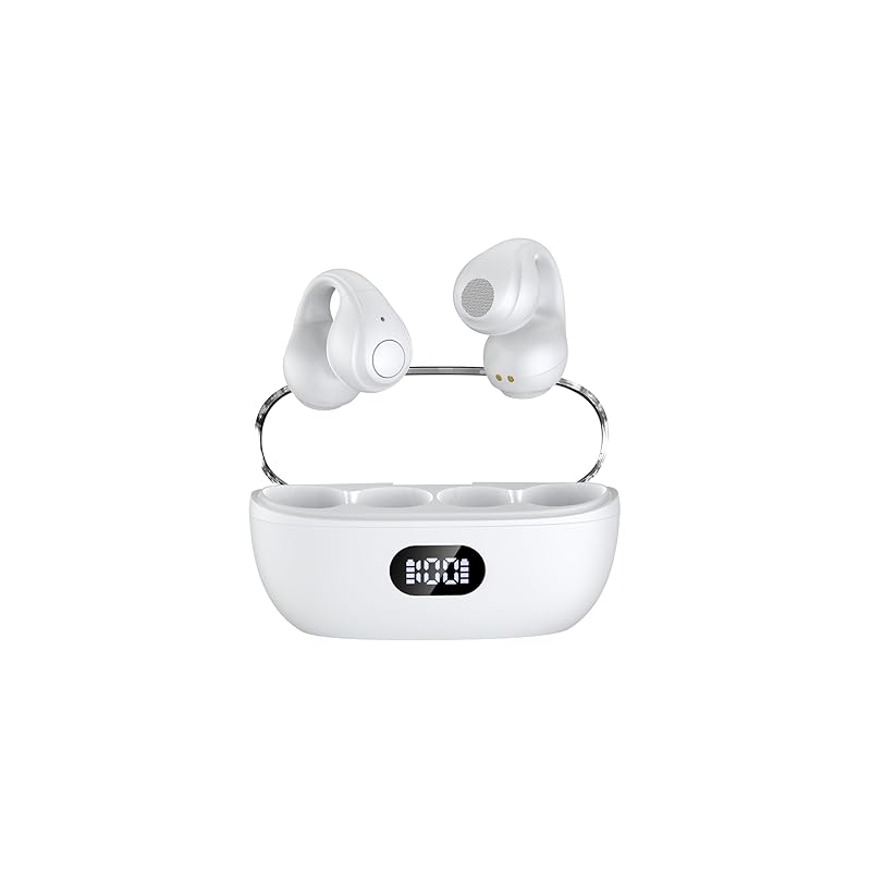 

earphones bluetooth wireless earphones 2025 latest bone conduction Earphone sound quality enhancement ear cuff type earphones Earphones that don t