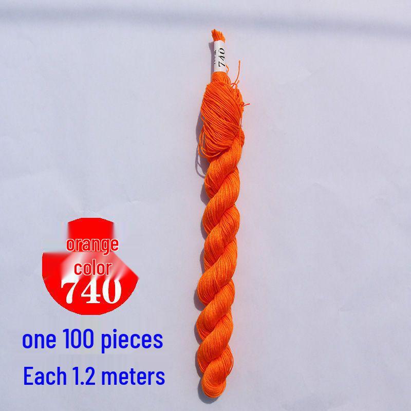 Baumwoll-Kreuzstich-Stickgarn: Handgefertigte Einlegesohlen, Dickes Nähgarn, Eine Farbe pro Stück