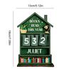 Books Read Counter Wooden Book Tracker Books Read Counter Sign  Bookish Gifts for Readers Reading  Tracker Sookshelf  Decor