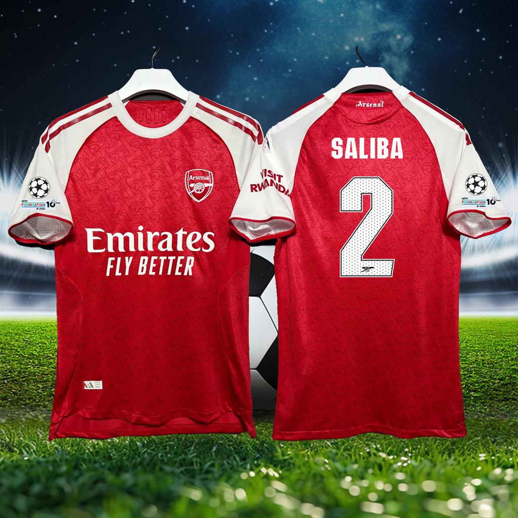 Arsenal Champions League Home Jersey No. 41 Star RICE Player Edition 25-26 Football Jersey Club
