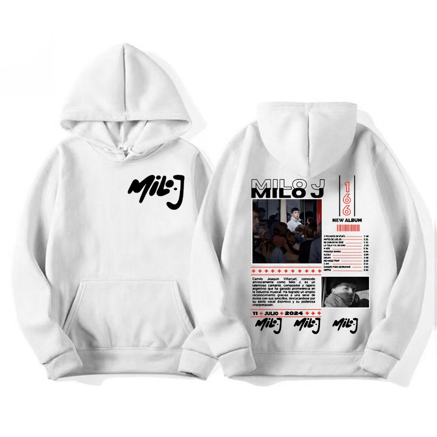 Rapper Milo J 511 Music Album Tour Hoodie Harajuku Long Sleeve Aesthetic Sweatshirt Men Women Casual Fleece Autumn/Winter Hooded