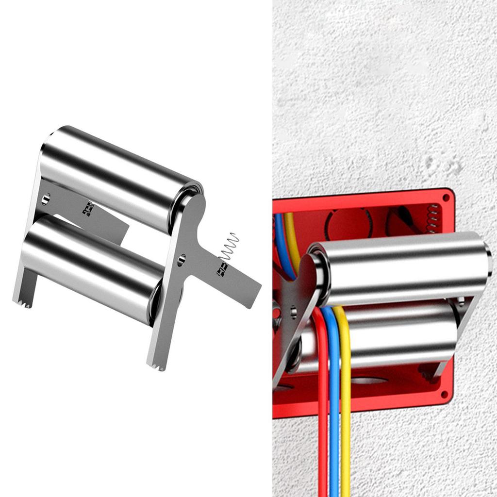 Threading Aid Tool Wire Assistance Stable Hand Double Pulley Cable Puller Prevents
