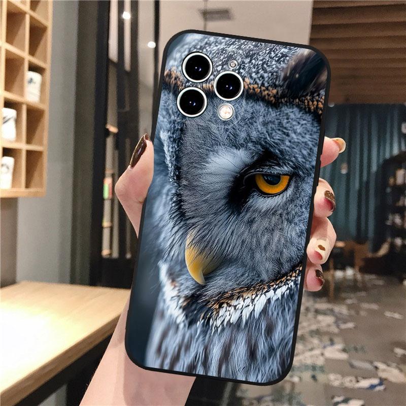 

Phone Case Carcasa Funda For iPhone 17 Pro Max 17 Air 16 15 14 13 Pro Max 15 16 Pro 15Plus Owl iPhone 13ProMax