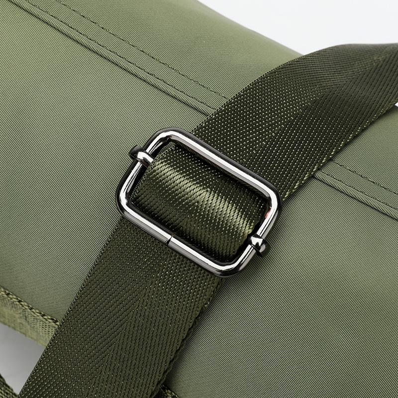 Cylinder Women's Bag Solid Color Nylon Bag Mobile Phone Bag Shoulder Crossbody Bag