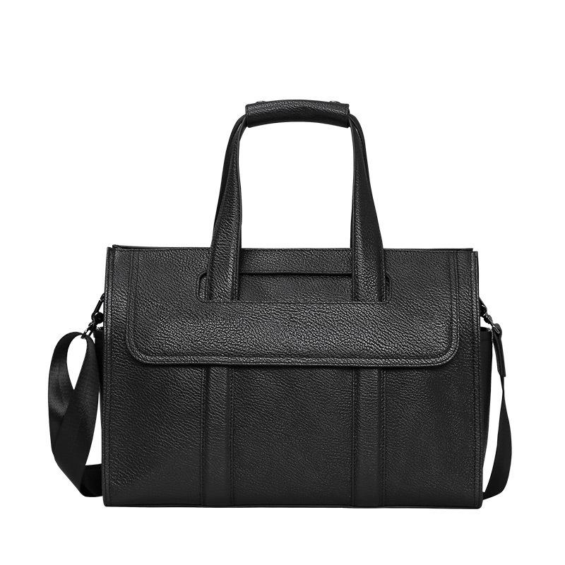 Men's Handbag Genuine Leather Men's Handbag Top Layer Cowhide Computer Bag Business Large Capacity Briefcase Bag
