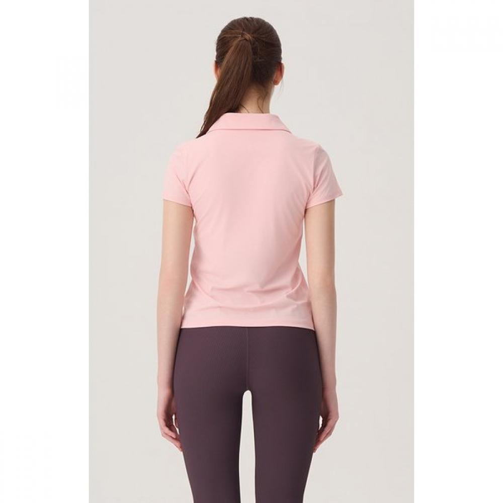 Huit High Soft Collar In Bra Short Sleeve Tee Htwts5j18t