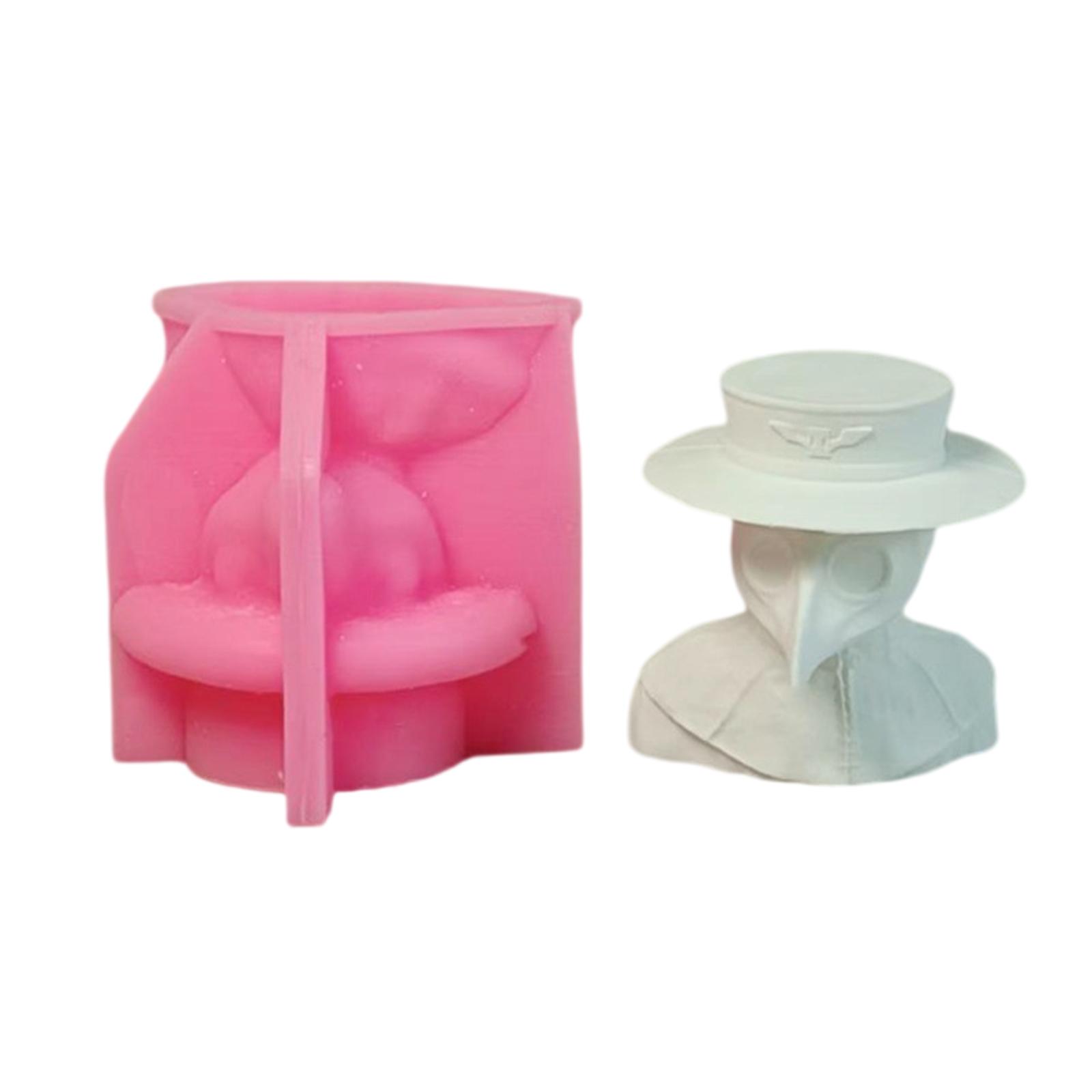 

Статуя Чумного Доктора Силиконовые Формы Для Свечей, Мыла, Шоколада, Конфет, Торта, Помадки, Украшения, Цемент, Гипс Силиконовые Формы