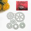Gearwheel Cutting Dies Metal Stencil Decoration Home School Handmade