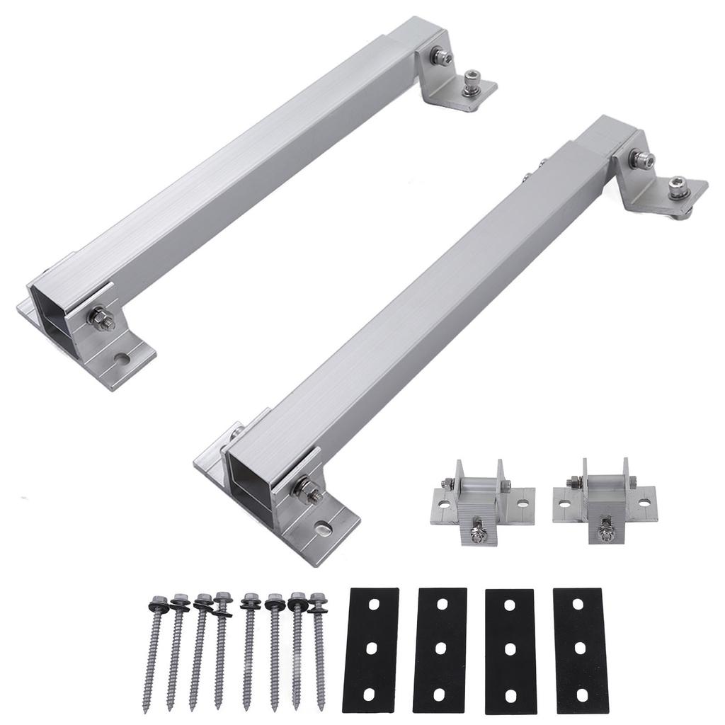 Solar Panel Mounting Bracket Set 15 Degrees  To 30 Degrees  Adjustment Robust Solar Panel Mounting Stand Rack