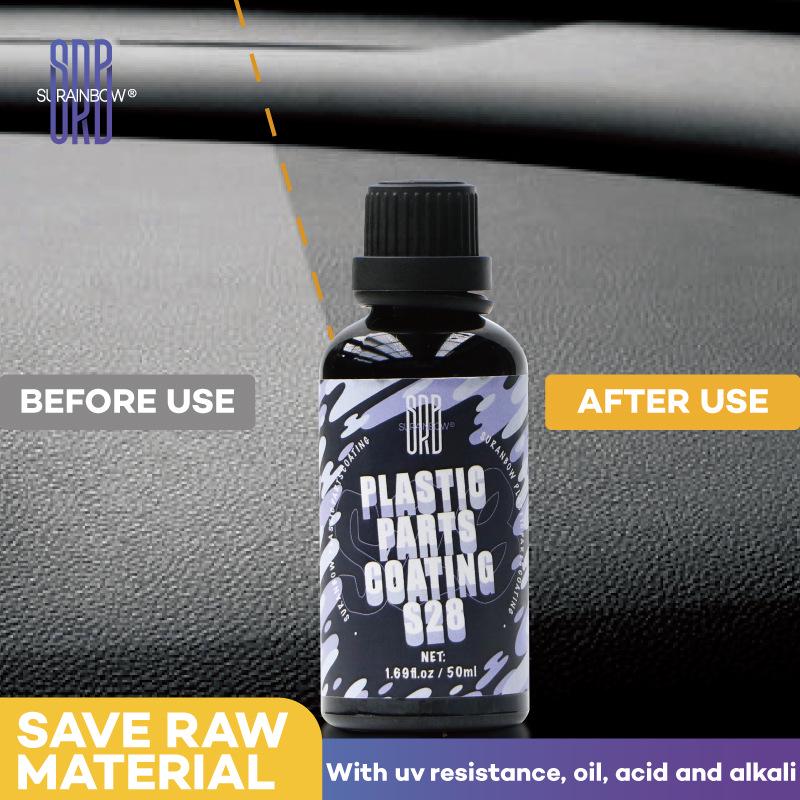 Car Interior and Exterior Plastic Parts Restorer & Repair Kit