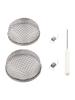 2 8 Inch Stainless Steel RV Vent Cover Mesh Design with Installation Tool and Spring Fasteners for Optimal Protection