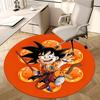 Dragon Ball Z Goku Chair Mat Round Carpet - Anime Decor for Home Office Living Room Bedroom Gift0483b