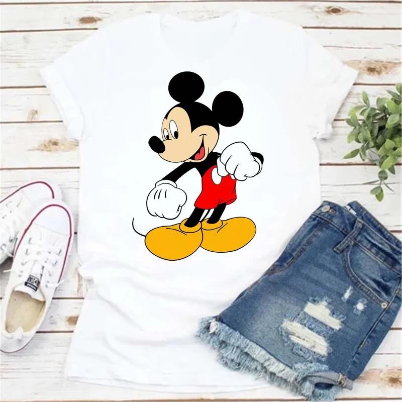 Oversized Unisex T Shirts Cartoon Print Ladies Clothes Cute T Shirts Short Sleeve Tops Y2k Harajuku