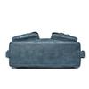 Damen Tasche Vintage Umhängetasche Große Kapazität Multi-Pocket PU Weiches Leder