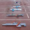 CTDX Aluminiumlegierung Leichtathletik Startblöcke