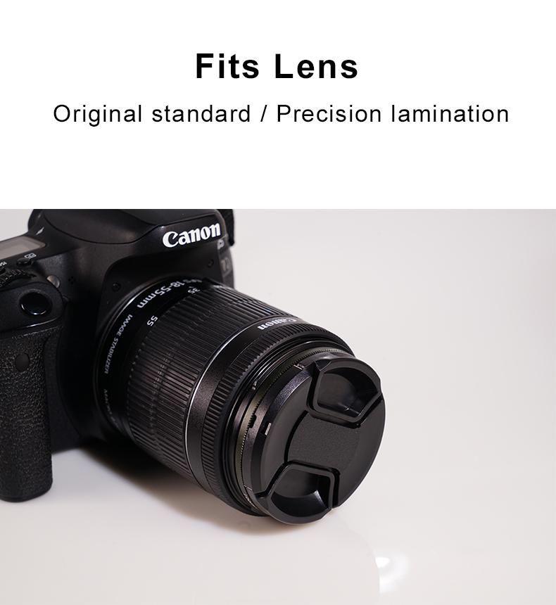 Fujifilm Sony Camera Lens Cap 1-Piece Multi-Diameter Protector Fits 39 40.5 43 46 49 52 55 58 62 67 72 77 82mm Lenses