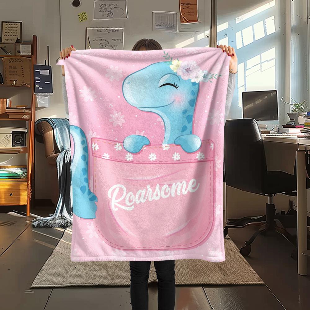 1 Stück Flanelldecke mit Cartoon-Druck, Hohe Qualität, Bequem für alle Jahreszeiten, Heimdekoration, Wärme und Komfort, Perfekt als Weihnachts- oder Geburtstagsgeschenk