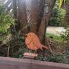 Garden Art Silhouette Bird Shaped Artwork Decoration Garden Metal Animal Outline Silhouette