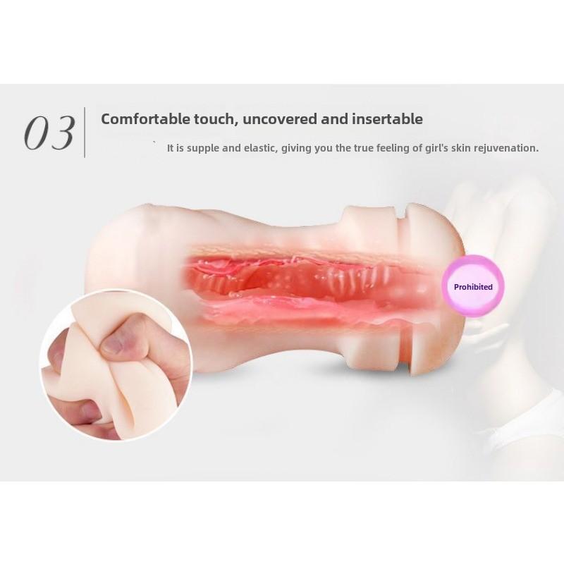 Hands Free Suction Bullet Vibrating Masturbator Hands Free Workout Masturbator Inverted Mold Apparatus Adult Sex Products