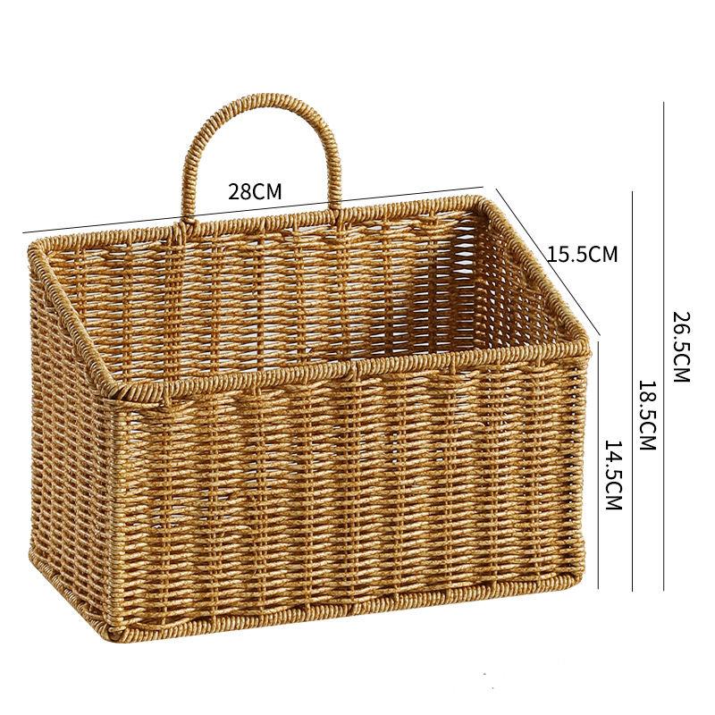 Wall Storage Basket Kitchen Plastic Item Baskets Modern Living Room Decor Design Storage Basket Creative Accessories Baskets