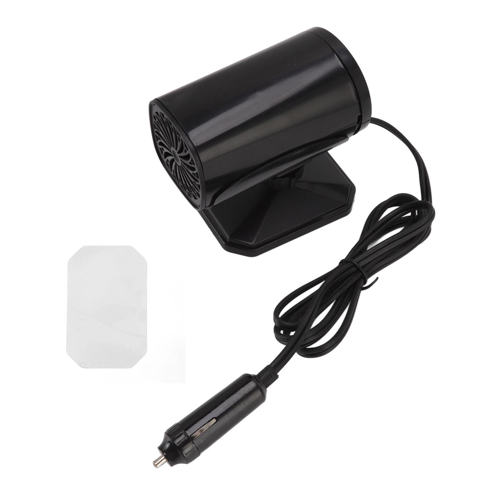 

2 Gear Black Car Heater Cooler Dual Use Fast Heating Cooling Car Defroster 150W 24V