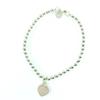 Great TIFFANY&Co. TIFFANY&Co. Blue Heart Tag Beads Bracelet Silver AG925 Women Used