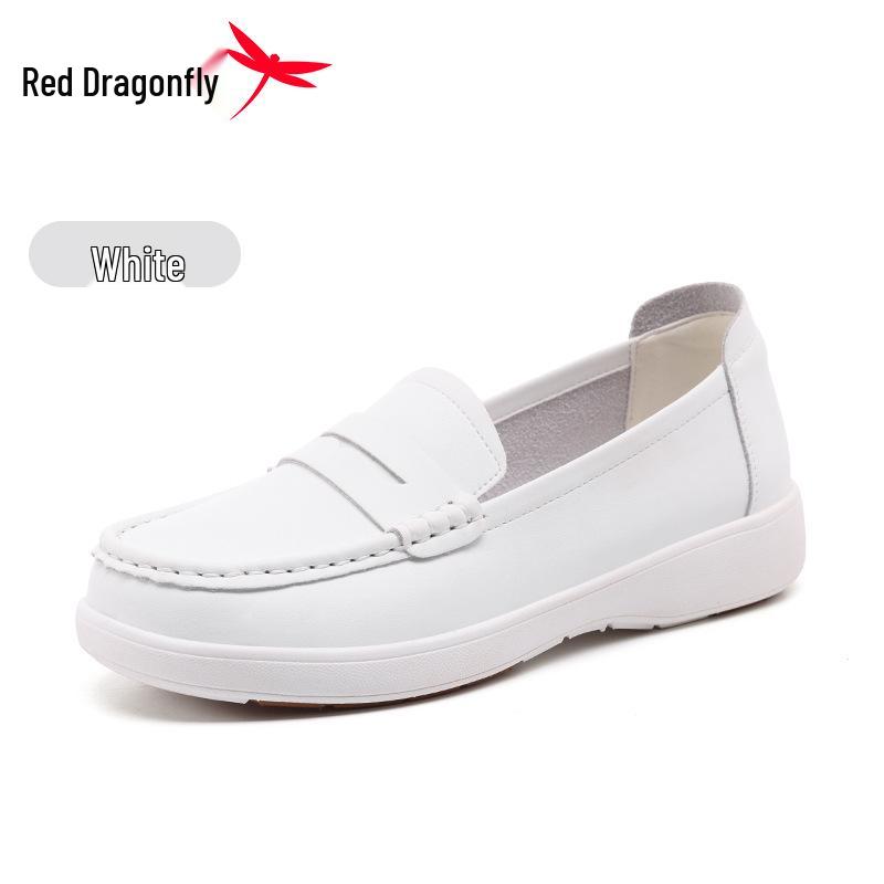 Red Dragonfly Women s Soft Sole Breathable Slip-on Nurse and Driving Shoes 36 белый