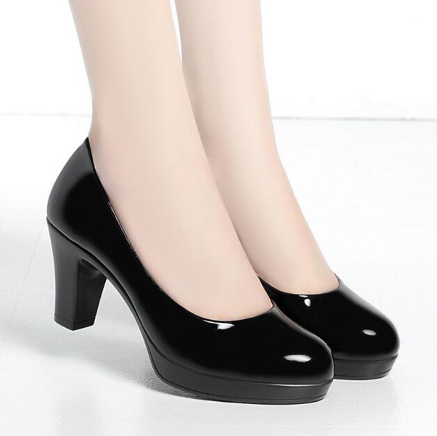 New Genuine Leather Women Shoes Low Heel Comfortable Female Casual Shoes Mid Heel Office Work Shoes Women Wedges Shoes 8 models