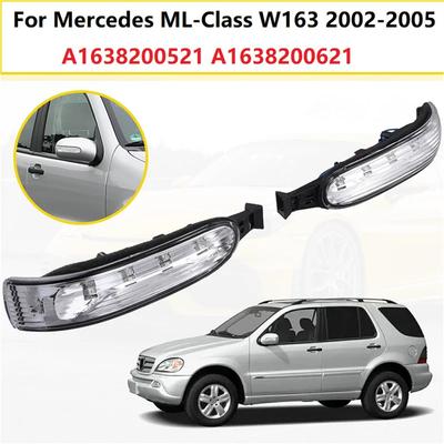 Rearview Mirror Turn Signal Light 1638200521 1638200621 For Mercedes ML-Class W163 2002-2005