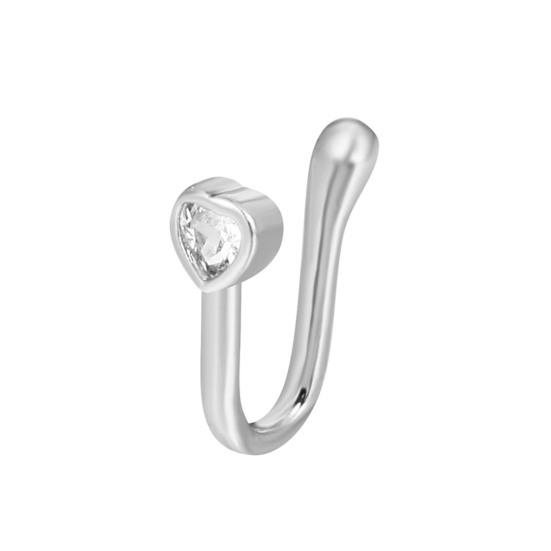 Stylish Fake Nose Ring All Match Shape Female U