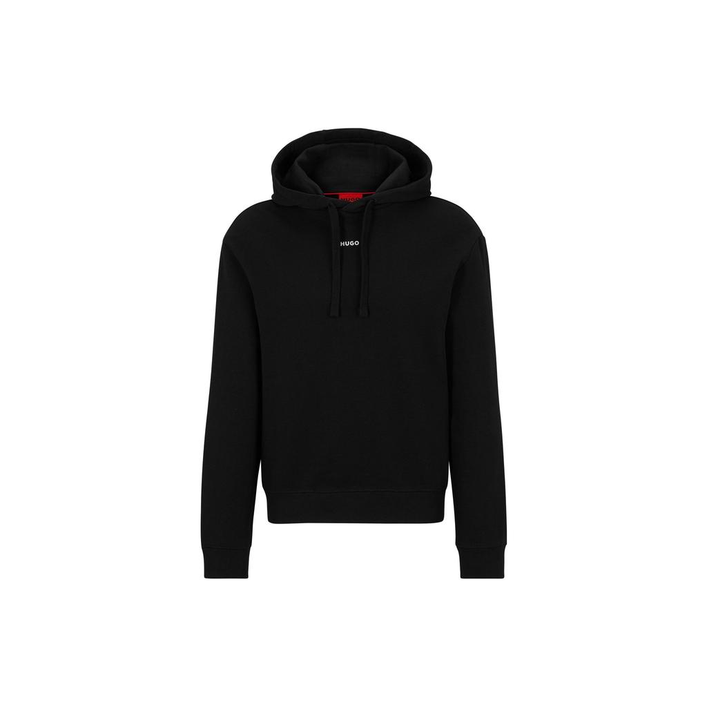 Hugo Boss Logo Printed Drawstring Hoodie 50486478-001