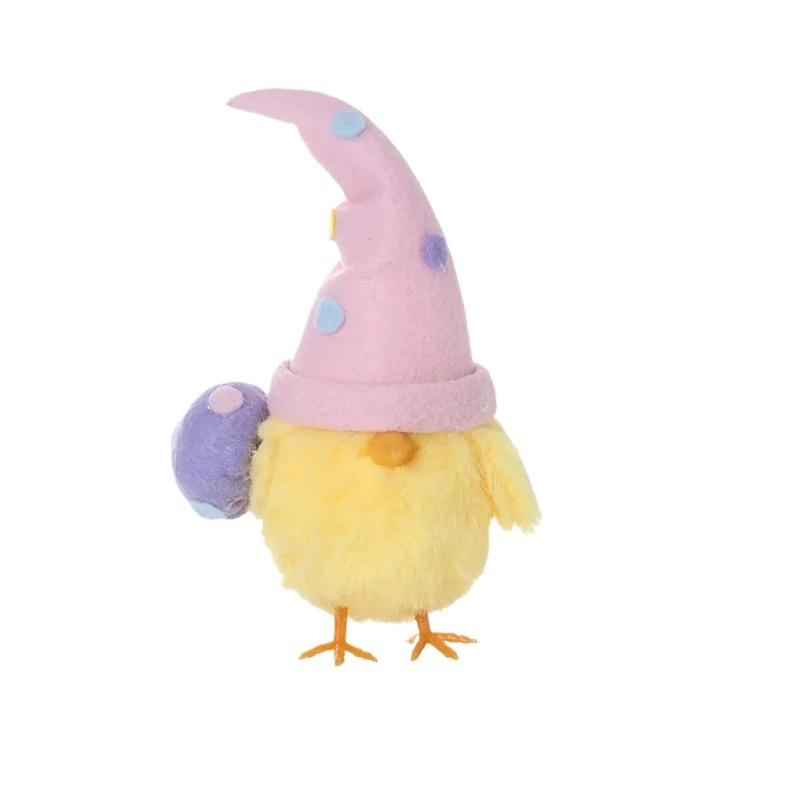 1-3PCSDIY Wool Felt Easter Chick Ornament Egg-Shaped Hanging Decoration Creative Easter Party Decor and Gift Materials for 2026