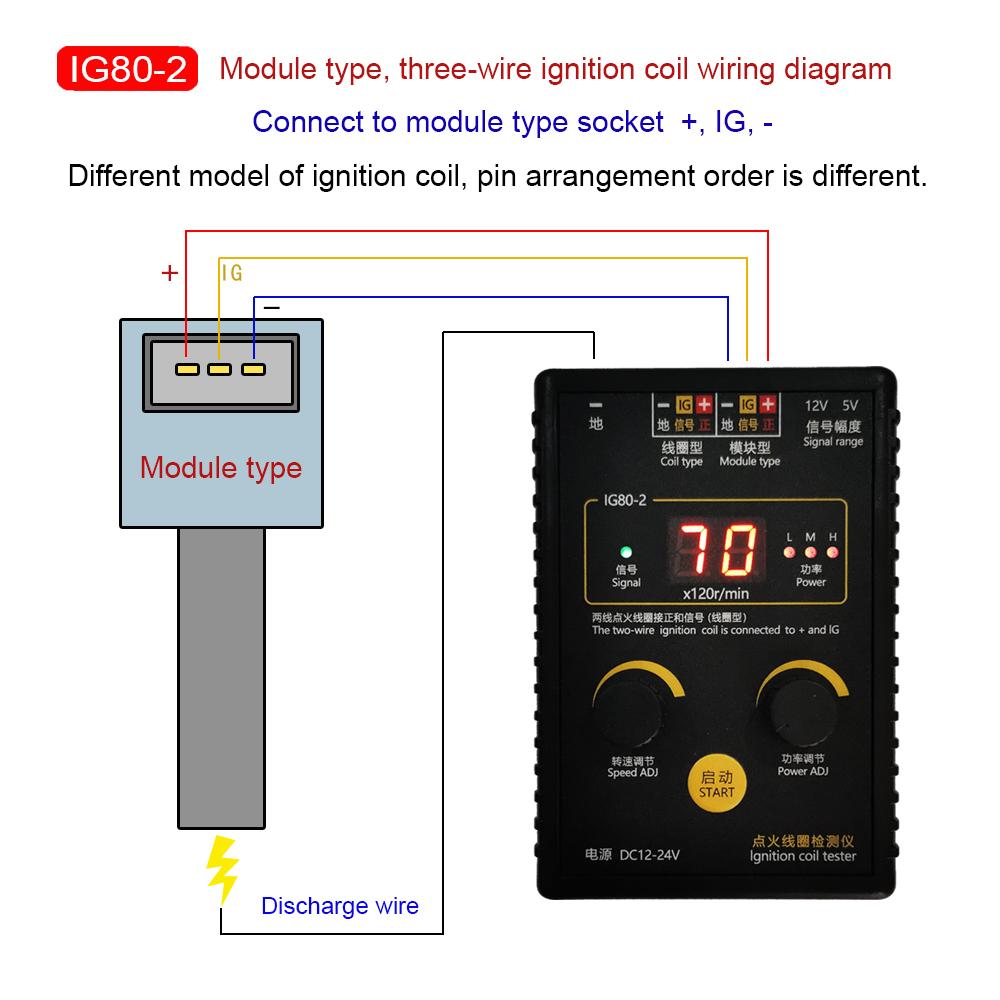 Update! IG80-2 Automobile Ignition Coil Detector Tester, Natural Gas and Gasoline Engine Ignition Coil Test