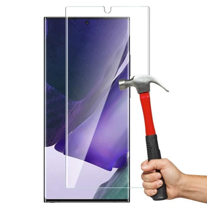 Verre trempé pour Samsung Note 20 Ultra (6.9”) - PROSHOP - Protection écran Intégrale sans Bulles Transparente