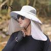 Versatile Sun Hat for Camping with Neck Flap, Breathable Wide Brim Fishing Hat, Summer Comfortable Cotton UV Protection Men Women Hiking Mountain