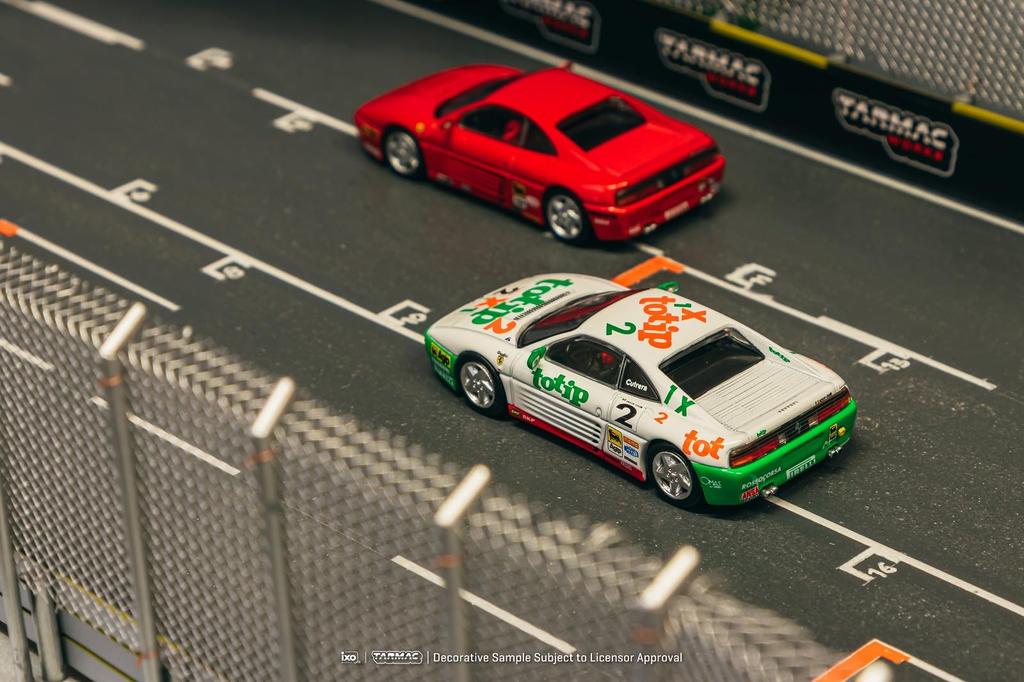 Speedmaster Japan TARMACWORKS Scale Ferrari 348 Challenge 1993 Paolo Cutrera Finished Model 1/64 T64-082-93CHA02