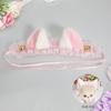 Cute Animal Ear Dress Up Doll Maid Style Cat Ears hairband Cotton doll headwear  20cm Doll