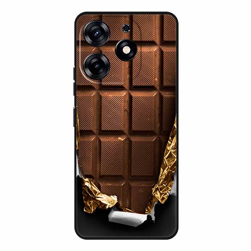 For Tecno Spark 20 Pro Case Wolf Soft Silicone TPU Back Cover Phone Cases For Tecno Spark20 Pro KJ6 Cute Animals Protector Funda