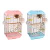 Cage Birdcage Double Layer with Stand Accessories for Budgie Finches