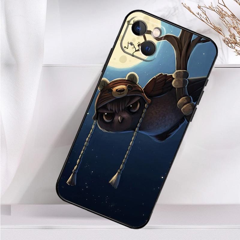 Cute Owl Cartoon Shockproof Case For iPhone 17 16 Pro Max 11 14 15 Plus 12 13 Mini 16e 17 Air Phone Cover