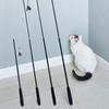 1.8m Cat Wand Toy High Toughness Extra Long Chasing Toy Retractable Cat with 2 Feather Bell Replacement for Indoor