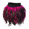 Irregular Dance Skirt Gothic Festival Carnival Party Dance Summer Women's Fashion Feather Skirt Bar Jazz Multi-color Short Skirt